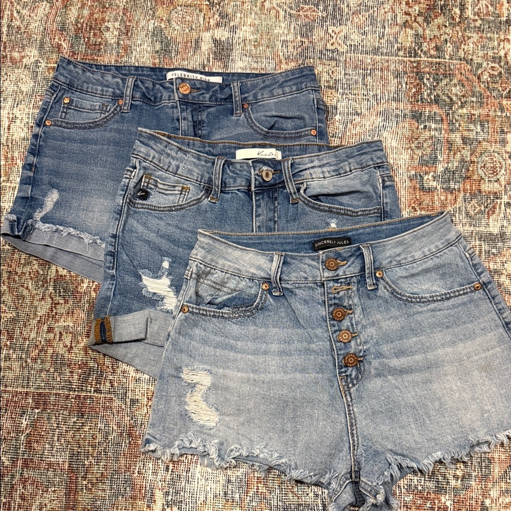 Blue Jean Shorts Trio (junior)